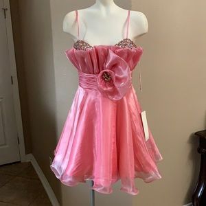 Pink cocktail dress
